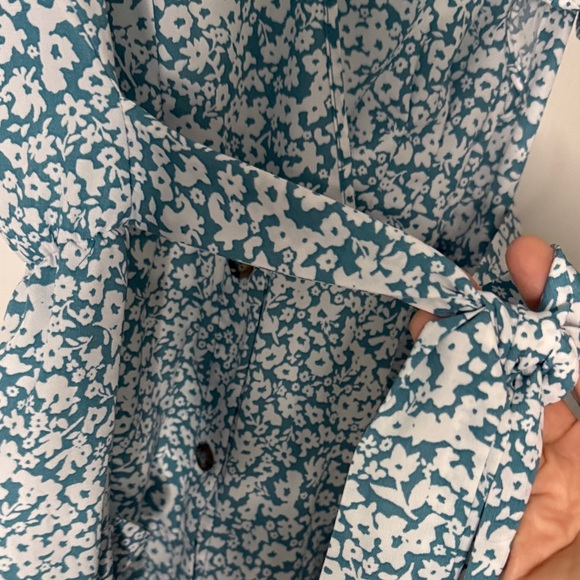 Sienna Sky Blue Floral Maxi Dress - Picture 5 of 7